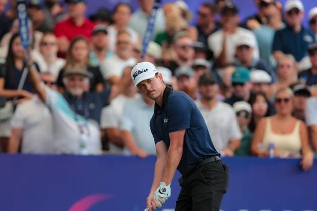 DUBAI, UNITED ARAB EMIRATES - 15.11.2025: Daniel HILLIER (NZL) DP World Tour Championship Dubai at Jumeirah Golf Estates on November 15, 2025 in Dubai, United Arab Emirates.