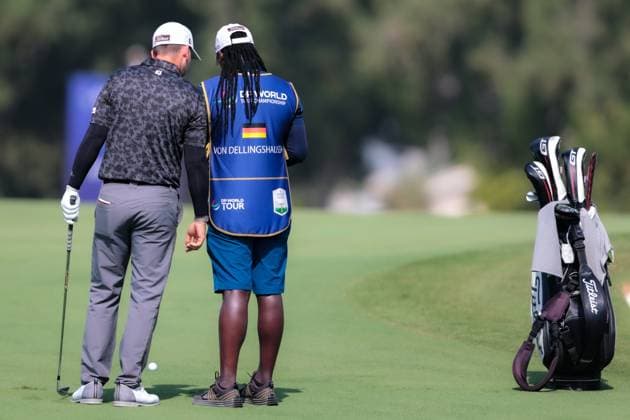 DUBAI, UNITED ARAB EMIRATES - 15.11.2025: Nicolai VON DELLINGSHAUSEN (GER) DP World Tour Championship Dubai at Jumeirah Golf Estates on November 15, 2025 in Dubai, United Arab Emirates.