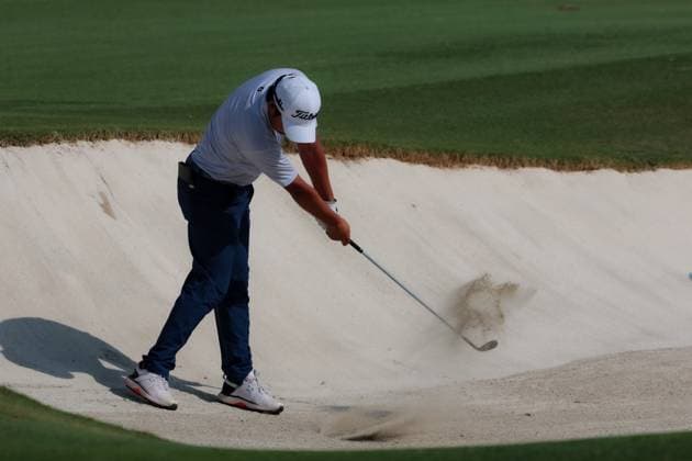 DUBAI, UNITED ARAB EMIRATES - 15.11.2025: Kazuma KOBORI (NZL) DP World Tour Championship Dubai at Jumeirah Golf Estates on November 15, 2025 in Dubai, United Arab Emirates.