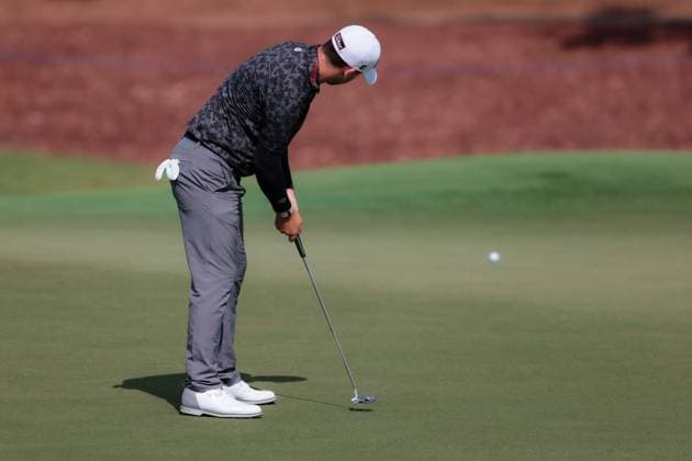DUBAI, UNITED ARAB EMIRATES - 15.11.2025: Nicolai VON DELLINGSHAUSEN (GER) DP World Tour Championship Dubai at Jumeirah Golf Estates on November 15, 2025 in Dubai, United Arab Emirates.