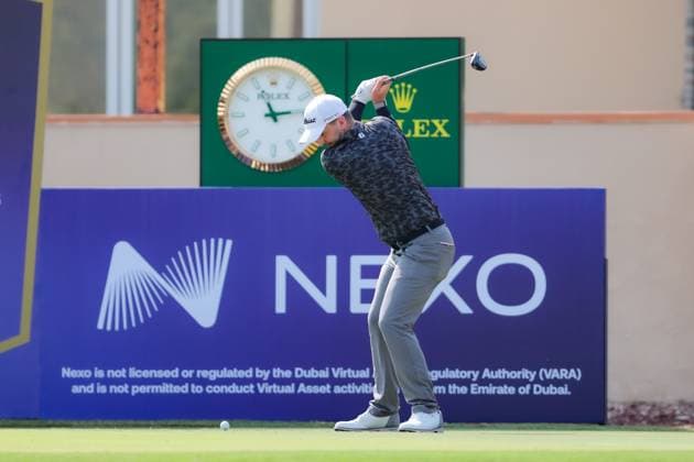 DUBAI, UNITED ARAB EMIRATES - 15.11.2025: Nicolai VON DELLINGSHAUSEN (GER) DP World Tour Championship Dubai at Jumeirah Golf Estates on November 15, 2025 in Dubai, United Arab Emirates.