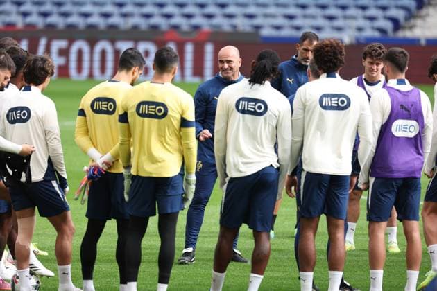National Portugal team during the training ahead of the match between Portugal and Armenia, valid for qualification for the World Cup 2026 at Estadio do Drag‹o on 15 November 2026 Porto Estadio do Dragao Porto Portugal Copyright: xIMAGOx xPRIMExSPORTSxIMAGESx xFILIPExOLIVEIRAx