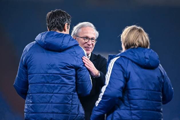 15.11.2025, Fussball, Testspiel, Saison 2025 2026, Mitgliederversammlung 2025 FC Schalke 04, Vorstandsvorsitzender Matthias Tillmann (FC Schalke 04), eues Mitglied des Aufsichtsrat Stefan Hegmanns (FC Schalke 04), Vorstand Christina Rühl-Hamers (FC Schalke 04) xRHR-FOTO YYx Copyright: KROEGER RHR-FOTOx RHR-FOTO YY