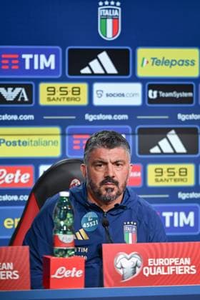 Head coach Italy Gennaro Gattuso of Italy speaks with the media during Italy press conference, PK, Pressekonferenz at Milanello on November 15, 2025 in Cairate, Italy  Copyright: xTizianoxBallabio IPAxSportx xipa-agency.netx xx IPA_67983047 IPA_Agency_IPA67983047