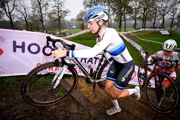 Telenet Superprestige 2025-2026 Merksplas MERKSPLAS, BELGIUM - NOVEMBER 15 : Van Der Heijden Inge (NED) of Crelan Corendon during the 4th leg of the Merksplas Telenet Superprestige 2025-2026 a cyclocross race for Women Elite on November 15, 2025 in Merksplas, Belgium, 15 11 2025 (  Copyright: xTomasxSiskx