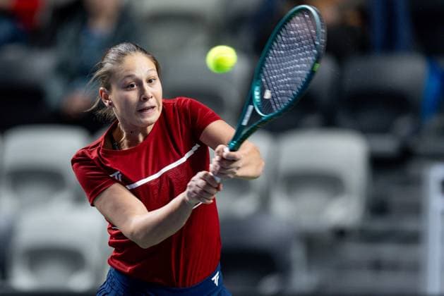 Billie Jean King Cup - Romania vs New Zealand, Elena Ruxandra Bertea during Billie Jean King Cup - Romania vs New Zealand, play-off match in Gorzow Wielkopolski, Poland on November 15, 2025 Gorzow Wielkopolski Poland  Copyright: xFotoxOlimpikx originalFilename:jastrzebowski-billieje251115_np3GQ.jpg