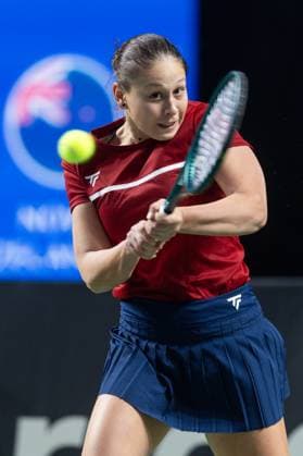 Billie Jean King Cup - Romania vs New Zealand, Elena Ruxandra Bertea during Billie Jean King Cup - Romania vs New Zealand, play-off match in Gorzow Wielkopolski, Poland on November 15, 2025 Gorzow Wielkopolski Poland  Copyright: xFotoxOlimpikx originalFilename:jastrzebowski-billieje251115_npFRs.jpg