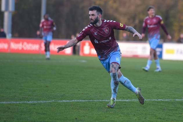 Fußball I Herren I Saison 2025-2026 I Regionalliga Nord I 19. Spieltag I SC Weiche Flensburg 08 - SV Werder Bremen II 15.11.2025 Marcel Cornils (10, SC Weiche Flensburg 08) Copyright: xLobeca JanxKirschnerx