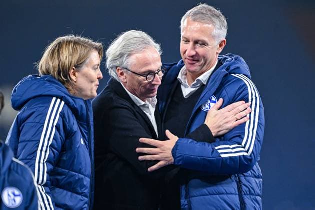 15.11.2025, Fussball, Saison 2025 2026, Mitgliederversammlung 2025 FC Schalke 04, Vorstand Christina Rühl-Hamers (FC Schalke 04), Kandidat Aufsichtsrat Stefan Hegmanns (FC Schalke 04) xRHR-FOTO YYx Copyright: KROEGER RHR-FOTOx RHR-FOTO YY