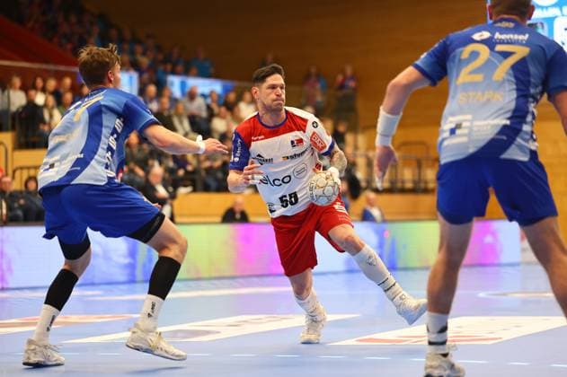 Csaba Leimeter (Balingen) TV Grosswallstadt - HBW Balingen-Weilstetten, Handball, 2. Bundesliga, 15.11.2025 TV Grosswallstadt - HBW Balingen-Weilstetten, Handball, 2. Bundesliga, 15.11.2025 Elsenfeld Copyright: xEibner-Pressefotox EP_RWS