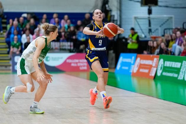 FIBA Women s EuroBasket 2027 Qualifiers Round 1, National Basketball Arena, Dublin 15 11 2025 Ireland vs Bosnia & Herzegovina Dragana Domuzin of Bosnia and Herzegovina in action Dragana Domuzin in action 15 11 2025  Copyright: x INPHO JamesxLawlorx _DSC4888-2