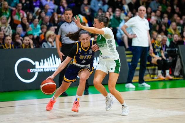 FIBA Women s EuroBasket 2027 Qualifiers Round 1, National Basketball Arena, Dublin 15 11 2025 Ireland vs Bosnia & Herzegovina Dragana Domuzin of Bosnia and Herzegovina in action Dragana Domuzin in action 15 11 2025  Copyright: x INPHO JamesxLawlorx _DSC5447