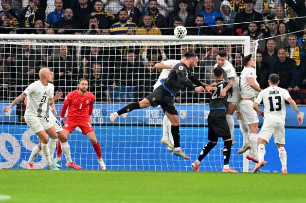 Ljubljana, Slovenia, November 15th 2025, During the UEFA European Qualifiers for 2026 World Cup, Group B match between Slovenia and Kosovo at Stadium Stozice, Ljubljana, Slovenia. (Photo by Igor Kupljenik Sports Press Photo) Copyright: xIgorxKupljenikx xSPPx Sportspressphoto_SPR62159