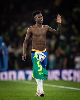 Brazil x Senegal Vini Jr in action during game against Senegal at Emirates stadium in London, UK, today November 15, 2024. Copyright: xx 0L3A2048