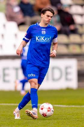 Jonas Fedl (Nr. 5, SV Meppen). VfB Luebeck vs. SV Meppen, Fussball, Regionalliga Nord, 15.11.25 Luebeck Schleswig-Holstein Germany Copyright: xAgentur54Gradx xFelixxKoenigx
