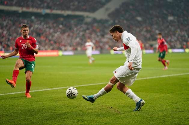 Turkey Faces Bulgaria Qualifier Kenan Yildiz of Turkiye is seen in action during the FIFA World Cup, WM, Weltmeisterschaft, Fussball 2026 Group E Qualification match between Turkey and Bulgaria at the Ataturk Complex Matli Stadium on November 15, 2025 in Bursa, Turkey. Bursa Bursa Turkey Copyright: xGokhanxTanerx