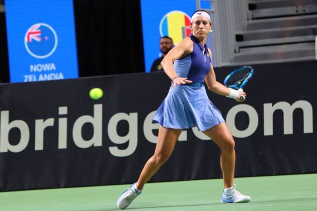 RECORD DATE NOT STATED GORZOW WIELKOPOLSKI 15.11.2025 BILLIE JEAN KING CUP MECZ RUMUNIA - NOWA ZELANDIA --- GAME ROMANIA - NEW ZEALAND NZ Gabriela Lee FOT. PIOTR KACZMAREK 400mm.pl NEWSPIX.PL --- newspix.pl 