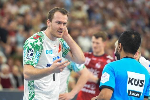Handball I Herren I Saison 2025-2026 I Bundesliga I 12. Spieltag I SG Flensburg-Handewitt - SC Magdeburg I 15.11.2025 Felix Claar (7, SC Magdeburg) Copyright: xLobeca JanxKirschnerx