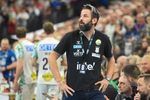 Handball I Herren I Saison 2025-2026 I Bundesliga I 12. Spieltag I SG Flensburg-Handewitt - SC Magdeburg I 15.11.2025 Bennet Wiegert (Trainer, SC Magdeburg) Copyright: xLobeca JanxKirschnerx