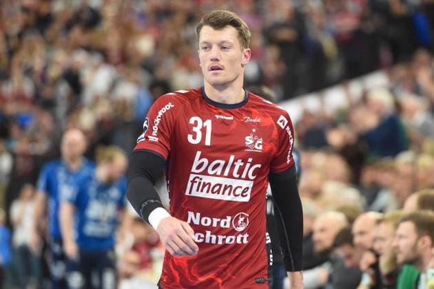 Handball I Herren I Saison 2025-2026 I Bundesliga I 12. Spieltag I SG Flensburg-Handewitt - SC Magdeburg I 15.11.2025 Emil Jakobsen (31, SG Flensburg-Handewitt) Copyright: xLobeca JanxKirschnerx