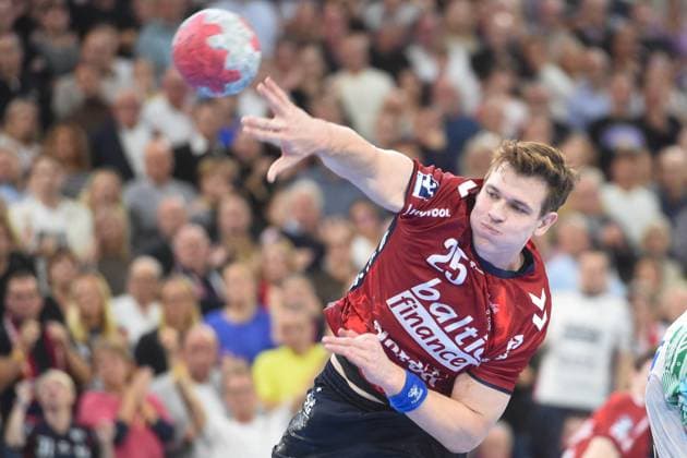 Handball I Herren I Saison 2025-2026 I Bundesliga I 12. Spieltag I SG Flensburg-Handewitt - SC Magdeburg I 15.11.2025 Lukas Jörgensen (25, SG Flensburg-Handewitt) Copyright: xLobeca JanxKirschnerx