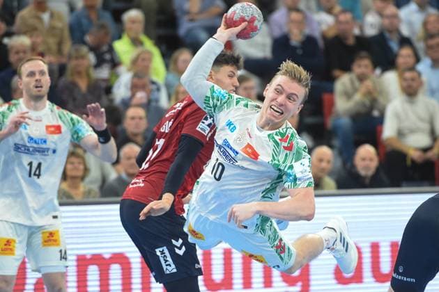 Sport Bilder des Tages Handball I Herren I Saison 2025-2026 I Bundesliga I 12. Spieltag I SG Flensburg-Handewitt - SC Magdeburg I 15.11.2025 Gisli Thorgeir Kristjansson (10, SC Magdeburg) *** Handball I Men I Season 2025 2026 I Bundesliga I 12 Matchday I SG Flensburg Handewitt SC Magdeburg I 15 11 2025 Gisli Thorgeir Kristjansson 10, SC Magdeburg Copyright: xLobeca JanxKirschnerx