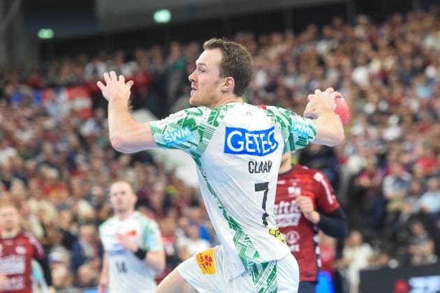 Handball I Herren I Saison 2025-2026 I Bundesliga I 12. Spieltag I SG Flensburg-Handewitt - SC Magdeburg I 15.11.2025 Felix Claar (7, SC Magdeburg) Copyright: xLobeca JanxKirschnerx
