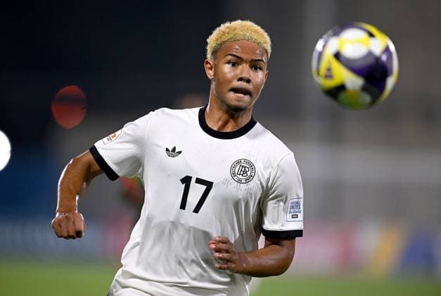 Fussball, Junioren U 17 WM 2025 Doha Katar Sechzehntelfinal 15.11.2025 Spiel 83 Deutschland - Burkina Faso Maik Afri Akumu (Deutschland)