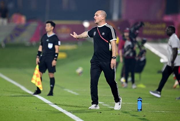 Fussball, Junioren U 17 WM 2025 Doha Katar Sechzehntelfinal 15.11.2025 Spiel 83 Deutschland - Burkina Faso Trainer Marc - Patrick Meister (Deutschland)