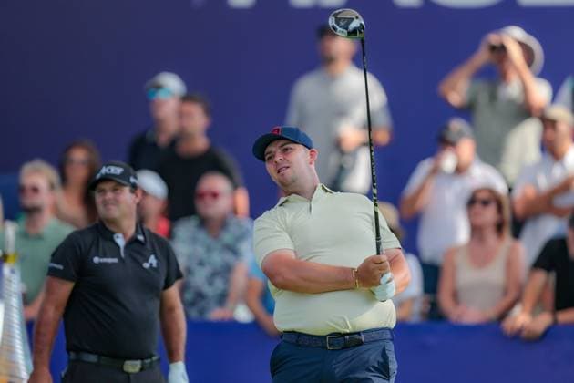 DUBAI, UNITED ARAB EMIRATES - 16.11.2025: Marcus ARMITAGE (ENG) DP World Tour Championship Dubai at Jumeirah Golf Estates on November 16, 2025 in Dubai, United Arab Emirates.