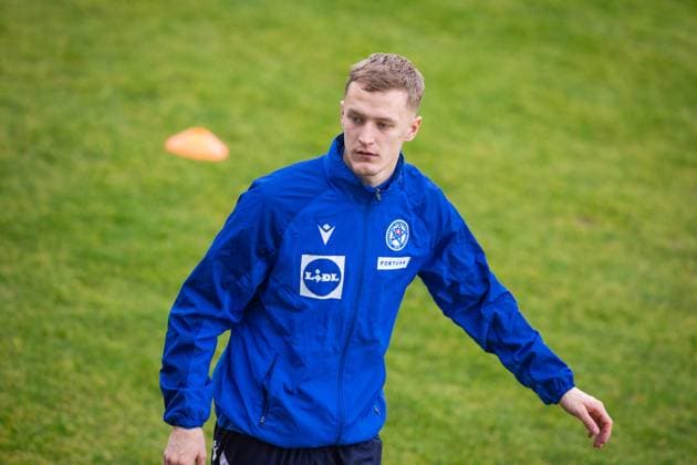 GERMANY SLOVAKIA national team, Nationalteam TRAINING Tomas Bobcek of Slovakia during training ahead of European qualifier of FIFA World Cup, WM, Weltmeisterschaft, Fussball 2026 football match between Slovakia and Germany. Senec, Slovakia, November 16, 2025. Copyright: xx 080A8741
