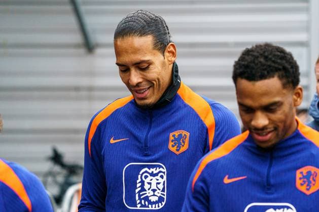 2025-11-16 Training session of the Netherlands national team, Nationalteam ZEIST, NETHERLANDS - NOVEMBER 16: Virgil van Dijk of Netherlands arriving during the Training session of the Netherlands national team at KNVB Campus on November 16, 2025 in Zeist, Netherlands. Zeist KNVB Campus Netherlands Content not available for redistribution in The Netherlands directly or indirectly through any third parties. Copyright: xGabrielxCalvinoxAlonsox