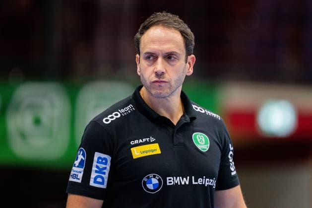 14.11.2025 - Handball, 2025 2026, 1. Bundesliga, 12. Spieltag, GWD Minden - SC DHfK Leipzig: Raul Alonso (Trainer - Leipzig)