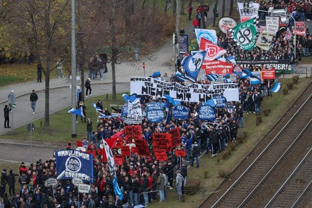 Fandemo am 16.11.2025 in Leipzig - Der Fußball ist sicher Ja zur Fankultur Demo