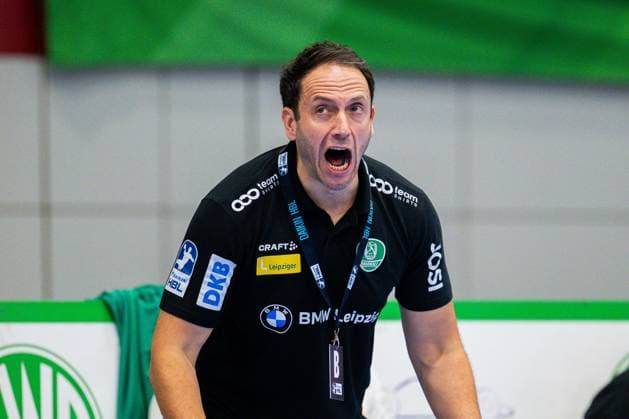 14.11.2025 - Handball, 2025 2026, 1. Bundesliga, 12. Spieltag, GWD Minden - SC DHfK Leipzig: Raul Alonso (Trainer - Leipzig)