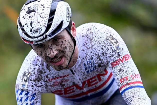 X2O Badkamers Trofee 2025-2026 Hamme HAMME, BELGIUM - NOVEMBER 16 : Mason Cameron of Seven Racing during the 3rd leg of the Flandriencross X2O Badkamers Trofee 2025-2026 a cyclocross race for Men Elite on November 16, 2025 in Hamme, Belgium, 16 11 2025 ( Hamme Belgium  Copyright: xPeterxDexVoechtx