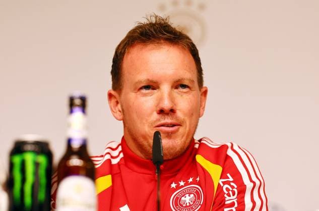 Deutschland - Slowakei Pressekonferenz Leipzig, 16.11.2025, Matchday -1, Red Bull Arena, Pressekonferenz zur WM Qualifikation BR Deutschland vs. Slowakei am 17.11.2025 , Im Bild: DFB Bundestrainer Julian Nagelsmann (Deutschland) ,