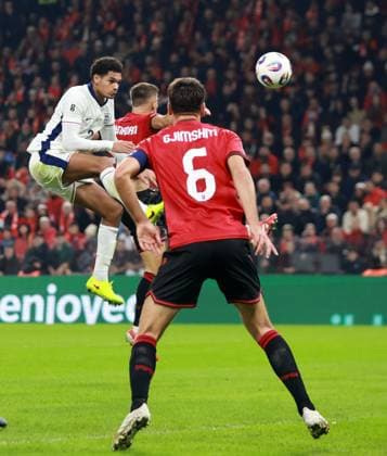 Jarell Quansah of England. Albania v England, FIFA 2026 World Cup Qualifying, Group K, Football, Arena Kombetare, Tirana, Albania - 16 Nov 2025Tirana Arena Kombetare Albania EDITORIAL USE ONLY No use with unauthorised audio, video, data, fixture lists, club league logos or live services. Online in-match use limited to 120 images, no video emulation. No use in betting, games or single club league player publications.  Copyright: xNikolaxKrstic Shutterstockx 15786244bn