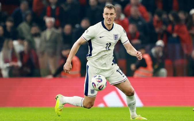 Dan Burn of England. Albania v England, FIFA 2026 World Cup Qualifying, Group K, Football, Arena Kombetare, Tirana, Albania - 16 Nov 2025Tirana Arena Kombetare Albania EDITORIAL USE ONLY No use with unauthorised audio, video, data, fixture lists, club league logos or live services. Online in-match use limited to 120 images, no video emulation. No use in betting, games or single club league player publications.  Copyright: xNikolaxKrstic Shutterstockx 15786244bm