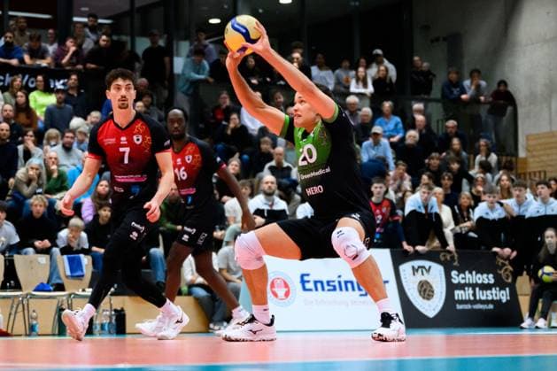 Ludwigsburg: Bundesliga - 25 26 - MTV Ludwigsburg - Volley Goats Mitteldeutschland Jeffrey Klok (Ludwigsburg) Ludwigsburg Innenstadtsporthalle Baden-Württemberg Deutschland