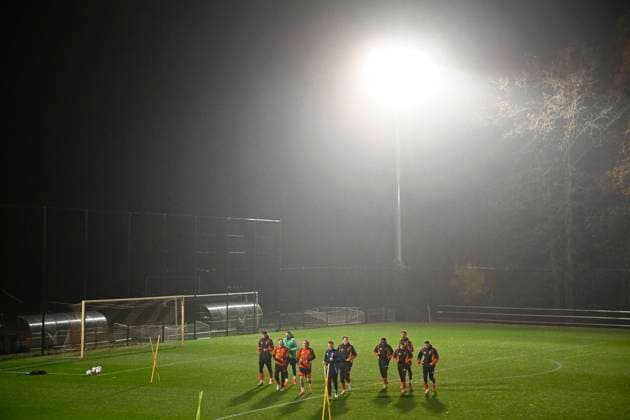 Belgium v Liechtenstein - FIFA World Cup, WM, Weltmeisterschaft, Fussball 2026 UEFA Qualifier - Media Activities 16 11 2025 ILIEGE, BELGIUM - NOVEMBER 16 : players of Belgium pictured during a training session of the Belgian National Football team prior to the FIFA World Cup 2026 European Qualifiers match between Belgium and Liechtenstein on November 16, 2025 in Liege, Belgium, 16 11 2025 Liege Belgium  Copyright: xTomasxSiskx