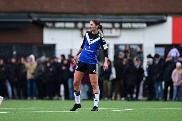 Fußball I Frauen I Saison 2025-2026 I Regionalliga Nord I 10. Spieltag I FC St. Pauli - Hamburger SV U20 I 16.11.2025 Philine Diekhoff (6, Hamburger SV U20) Hamburg Stadion an der Feldstraße Hamburg Deutschland Copyright: xLobeca FelixxSchlikisx