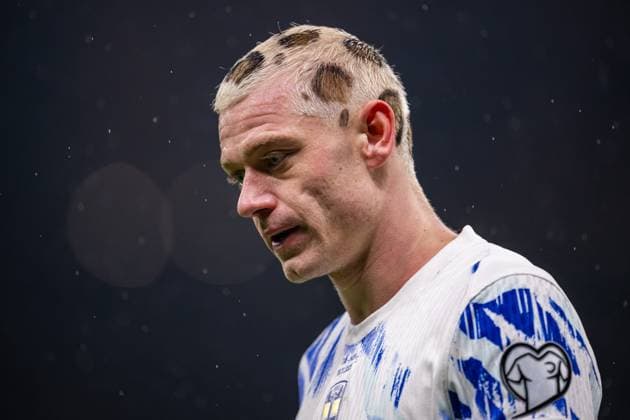 251116 Julian Ryerson of Norway during the FIFA World Cup, WM, Weltmeisterschaft, Fussball Qualifier football match between Italy and Norway on November 16, 2025 in Milan. Photo: Vegard Grott BILDBYRAN kod VG VG0836 bbeng fotball football soccer fotboll fifa world cup qualifiers european qualifiers 2026 uefa world cup qualifiers vm-kvalifisering vm kvalik vm kval norge norway italien italia italy milano Copyright: VEGARDxGRoTT BB251116VG078