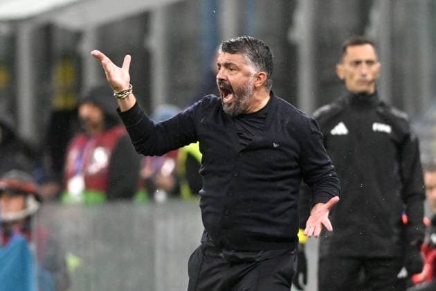 GENNARO GATTUSO, Coach, Italia, World Cup 2026 Qualifying, Italy-Norway 1-4, azione, action, single shot QUALIFICAZIONI MONDIALI 2026 ITALIA-NORVEGIA 1-4