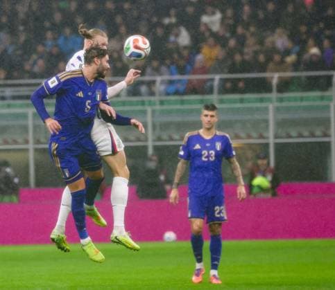 Qualifying match for the 2026 FIFA World Cup, WM, Weltmeisterschaft, Fussball Group I, between Italy and Norway Erling Haaland (Norway) During the November 16, 2025, football match between Italy and Norway in the Group I World Cup Qualifiers at the San Siro Stadium in Milan. Milano Stadio San Siro Lombardia italia Copyright: xFABIOxSASSO FPAxFabioxSasso FPAx Italia Norvegia2025_11_16Fabio Sasso2197