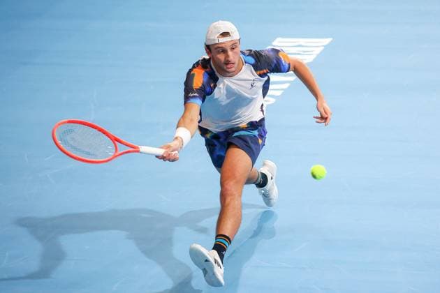 Federico ARNABOLDI (ITA) during ATP, Tennis Herren Challenger Bergamo, International Tennis match in Bergamo, Italy, November 17 2025  Copyright: xRobertaxCorradin IPAxSportx xipa-agency.netx xx IPA_68055041 IPA_Agency_IPA68055041