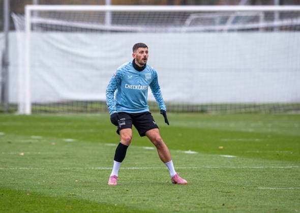 Fussball, Herren, Saison 2025 26, 2. Bundesliga, Hertha BSC, Training, Dawid Kownacki (Hertha BSC), 17.11. 2025,