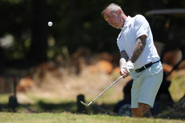 Cape Town Disabled Golf Open 2025 in Cape Town, South Africa Angelo Colussi from Italy in action during the Cape Town Disabled Golf Open 2025 in Cape Town, South Africa, on November 17, 2025. The Cape Town Disabled Golf Open celebrates inclusion, ability, and the remarkable talent of golfers with disabilities a true showcase of determination and community spirit. It is one of the top disabled golf tournaments in the world with an international field of competitors. People suffering from any number of physical disabilities including arm and leg amputees, hemiplegics, paraplegics, stroke victims, Les Autres, blind and deaf people that are able to grip the club with at least one hand and hit the ball can compete. Cape Town South Africa Copyright: xMatrixxImagesx xNicxBothmax