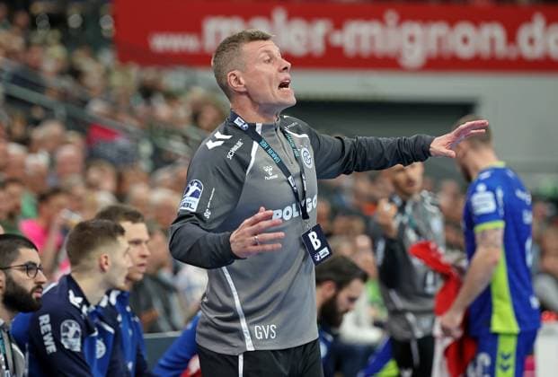 17.11.2025, xovx, Handball Daikin Handball Bundesliga, HSG Wetzlar - VfL Gummersbach Trainer Gudjon Valur Sigurdsson (VfL Gummersbach) Wetzlar Buderus-Arena Hessen Deutschland (DE)
