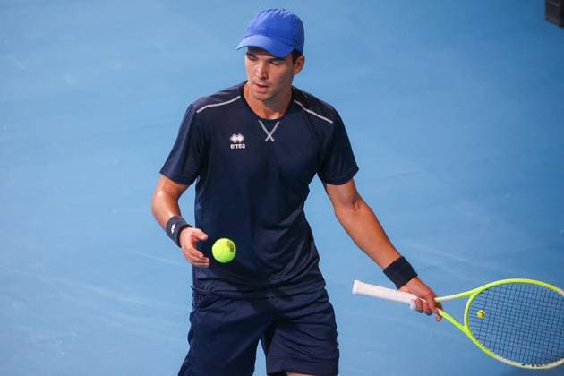TENNIS - Internazionali di Tennis - ATP, Tennis Herren Challenger Bergamo Andrea GUERRIERI (ITA) during ATP Challenger Bergamo, International Tennis match in Bergamo, Italy, November 17 2025 Bergamo Italy  Copyright: xIPAxSport ABACAx